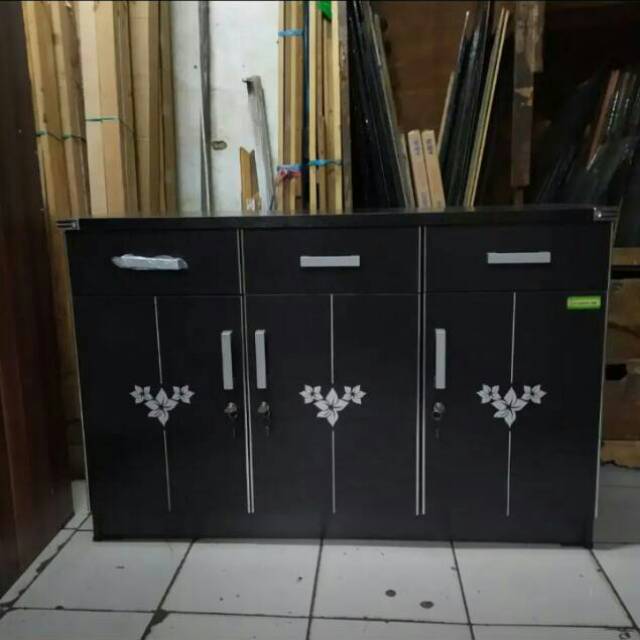 Kitchen set Bawah 3 pintu JASMIN ( pengiriman khusus bandung )