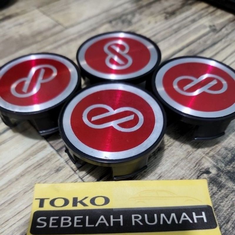 dop velg variasi honda brio mobilio freed dan city motif logo enkei merah