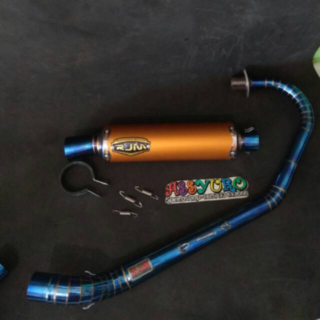 KNALPOT RJM CB,GL,MP,TIGER KANAN GOLD