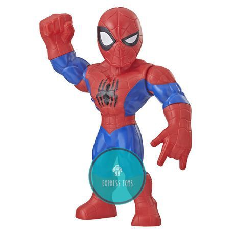 Marvel Super Hero Adventures Mega Mighties Spiderman Hasbro - spider bighead roblox