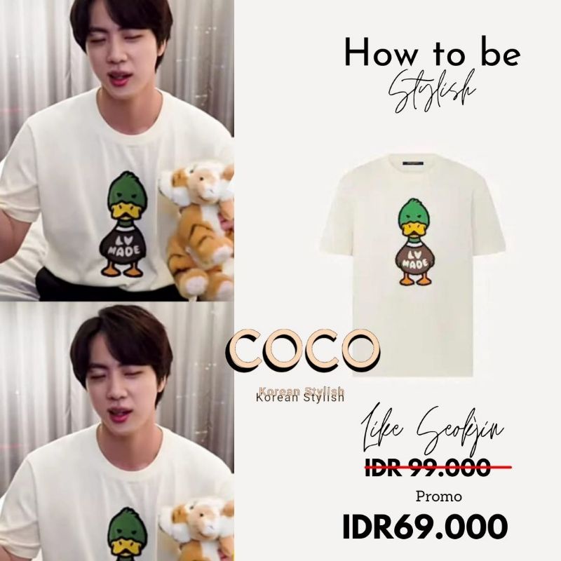 kaos seokjin jin bts permission to dance