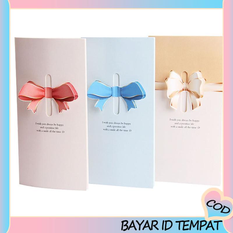 COD❤️ Kartu Ucapan Natal / Tahun Baru / Valentine / Musim Gugur Motif Hati A.one