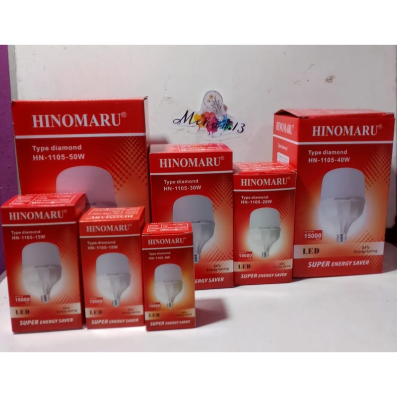 Lampu LED Hinomaru 5W, 10W, 15Watt DIAMOND HN1105 CAHAYA PUTIH COOL