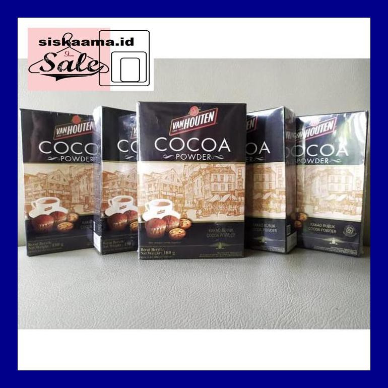 

A40D0Yh Van Houten Cokelat Bubuk 180 Gr - Cocoa Powder D50Tr40V