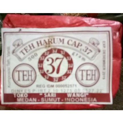 

Teh-Daun- Teh Harum Cap 37 Medan 250 Gram / Daun Teh Kering -Daun-Teh 800 Teh-Makanan-Minuman