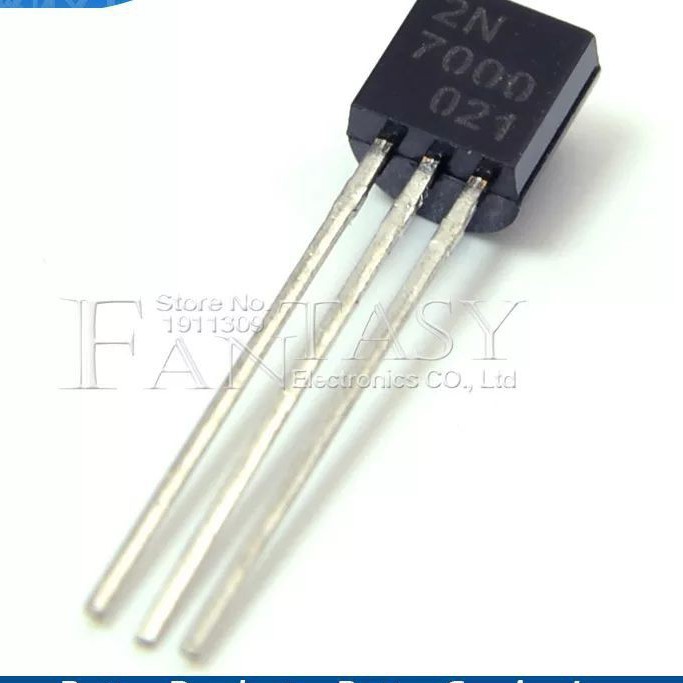 Asli 2N7000 TO92 Sinyal MOSFET 200 MAmps 60 Volt N Channel TO 92