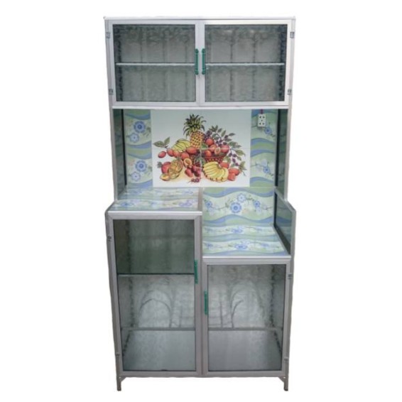  RAK  PIRING  LEMARI DAPUR KERAMIK  ALUMINIUM 2  PINTU  Shopee 