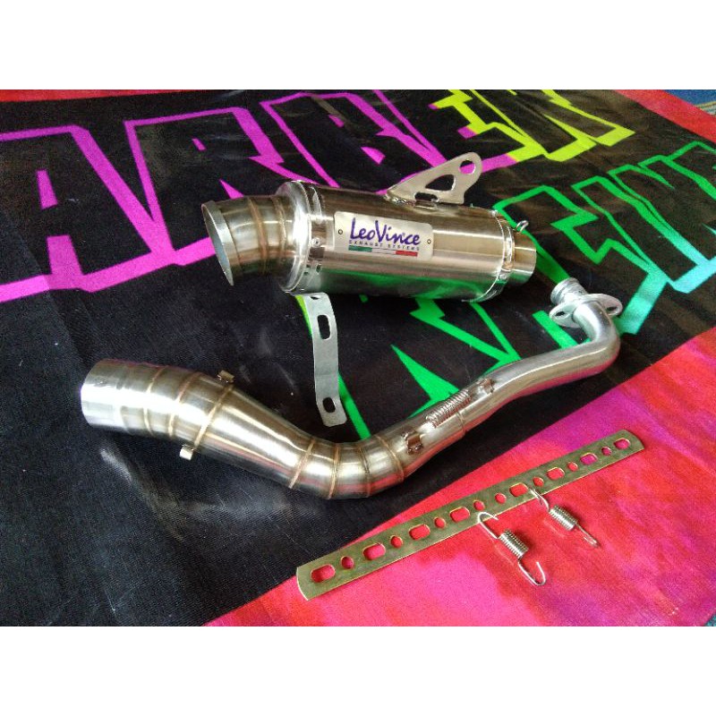 Knalpot LEOVINCE buat motor BEAT VARIO MIO SCOOPY Nmax PCX AEROX