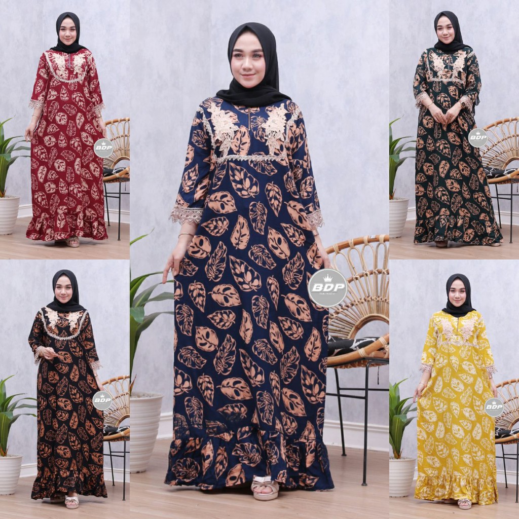TERBARU | DASTER ARAB RENDA | DASTER BUSUI | MOTIF JANDA BOLONG | BAHAN KATUN RAYON | DASTER ARAB