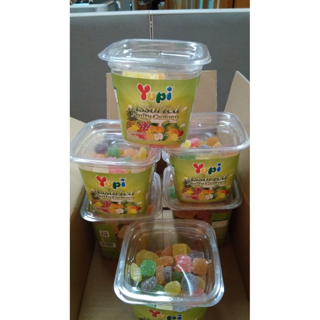 

Yupi GUMMY JELLY Buah Warna Warni Rasa Buah Yupi Original - 1 TOPLES