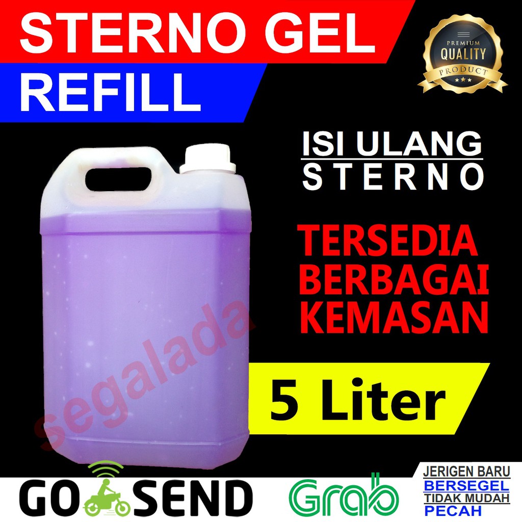 Sterno Refill 5L Jelly isi Ulang Kompor Sterno