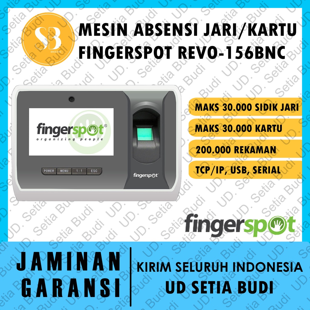 Mesin Absensi Sidik Jari FINGERSPOT REVO-156BNC 156 BNC