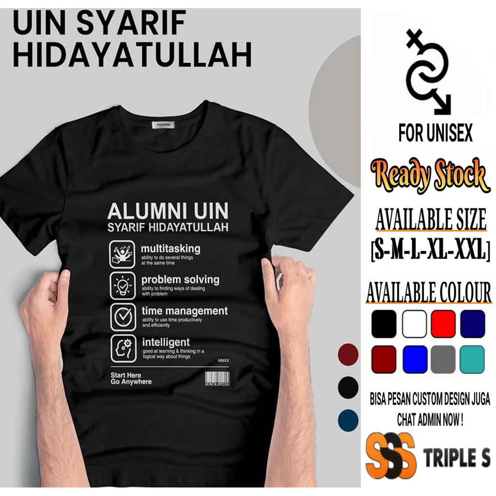 KAOS ALUMNI UIN SYARIF HIDAYATULLAH MULTITASKING PROBLEM SOLVING TIME MANAGEMENT INTELLIGENT