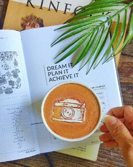 

Postcard (kartu pos) Dream Camera Latte