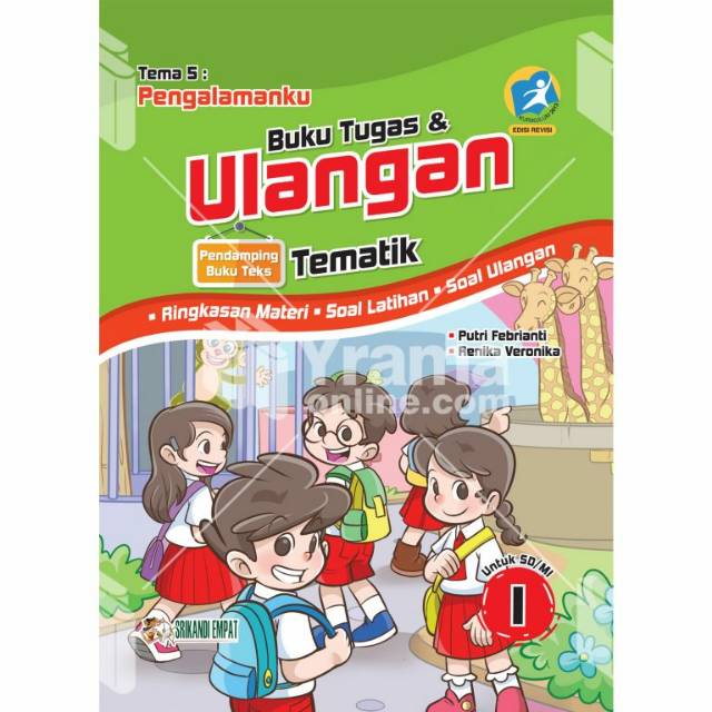 Buku Tugas Dan Latihan Soal Tematik Sd Kelas 1 Tema 5 Pengalamanku