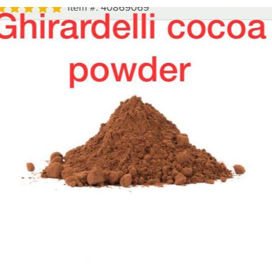 

Ghirardelli Sunrise Premium USA Cocoa Powder Unsweet 500gr