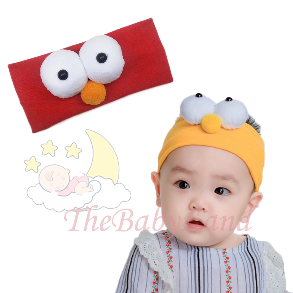 [1KG 35PCS] Babyland Bandana Model Mata / Headband Motif Mata Untuk Anak Cowok atau Cewek (Unisex)