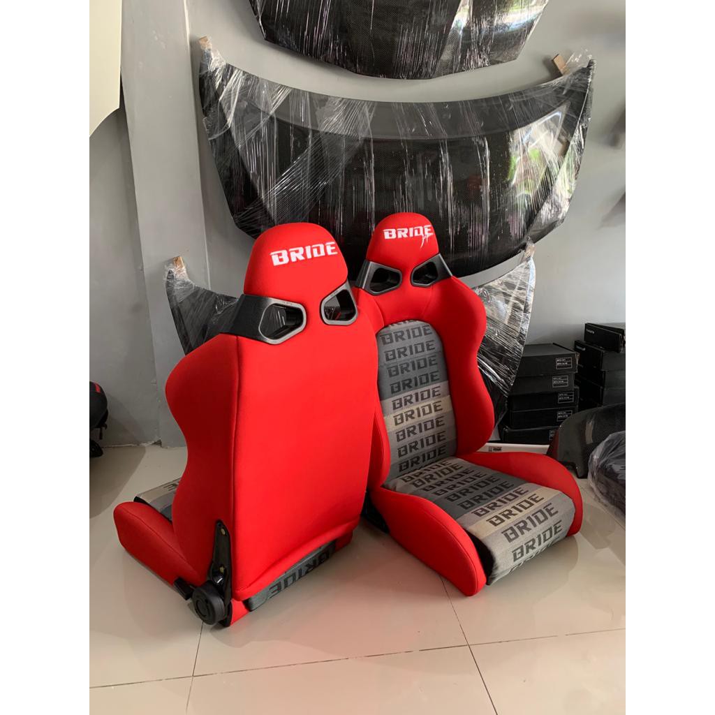 JOK RACING REP BRIDE CUGA MERAH GRADASI HITAM RACING SEAT