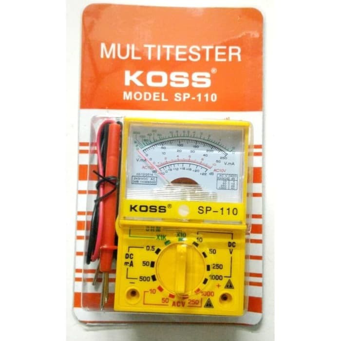 MULTIMETER ANALOG MULTITESTER MANUAL