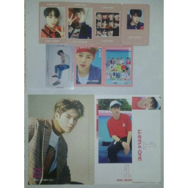 Wanna One Kang Daniel Jihoon Ong Seongwoo Jaehwan Woojin Sungwoon calender photocard magnet pc