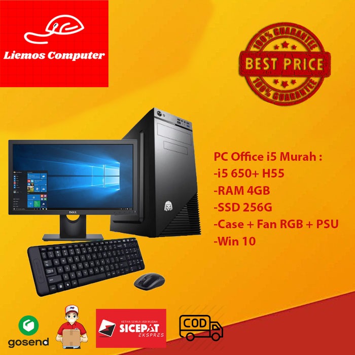 PC Rakitan Core i5 Lengkap Murah Siap Pakai untuk Office Admin