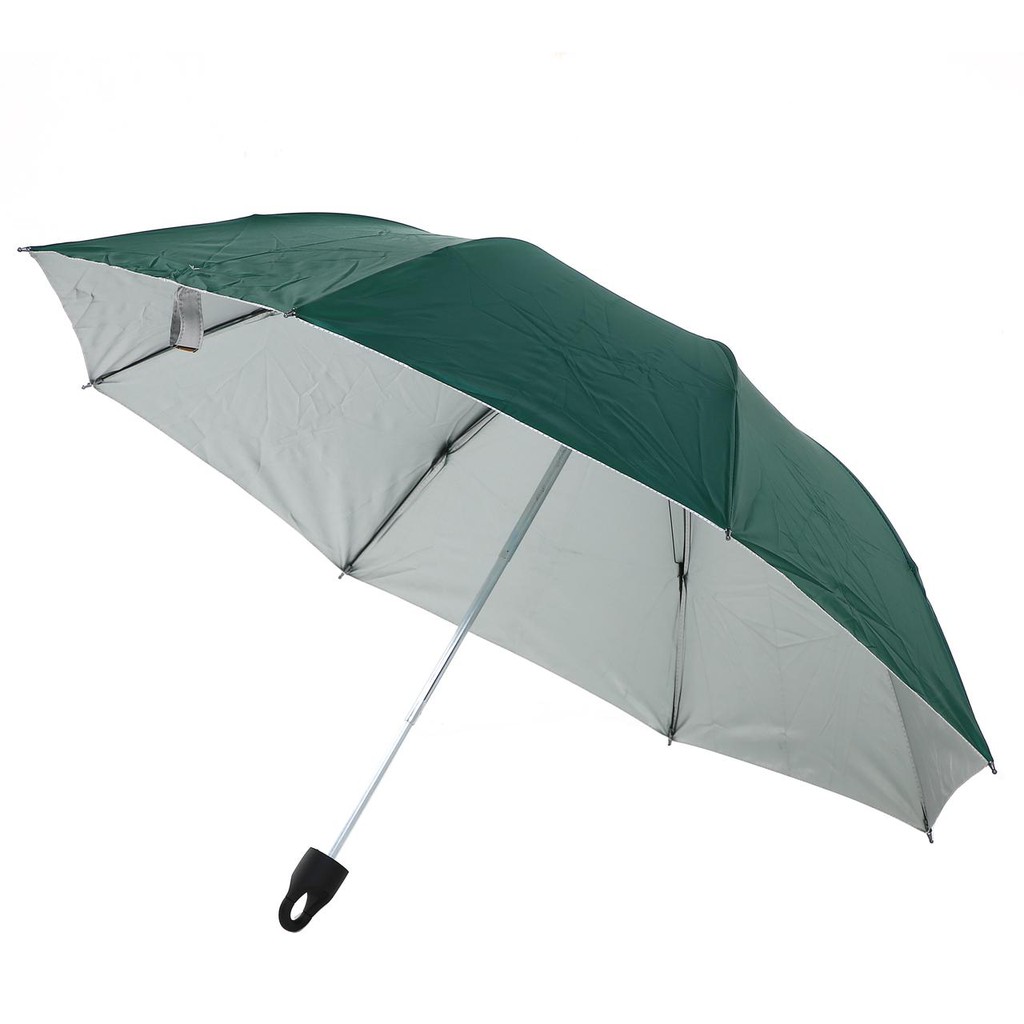 Payung Lipat Gagang Tumbler Travel Korea Lapis Silver Umbrella Anti UV bisa pengait tas