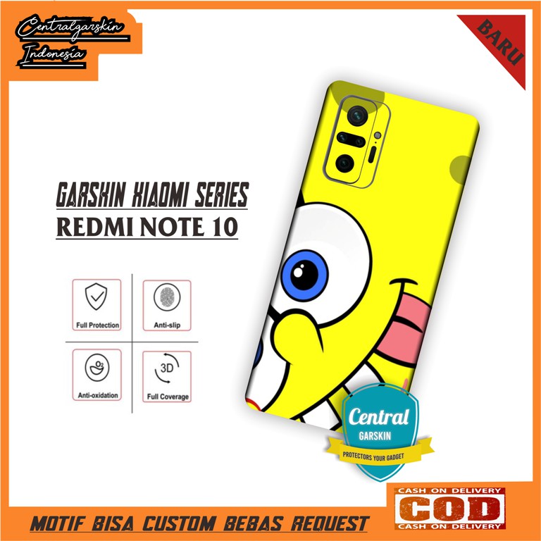 Garskin Redmi Note 10 / 10e Fullbody - Spongebob