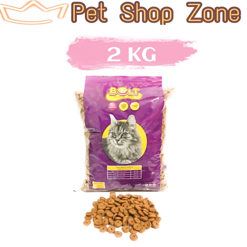 BOLT 2KG Makanan Kucing Kering