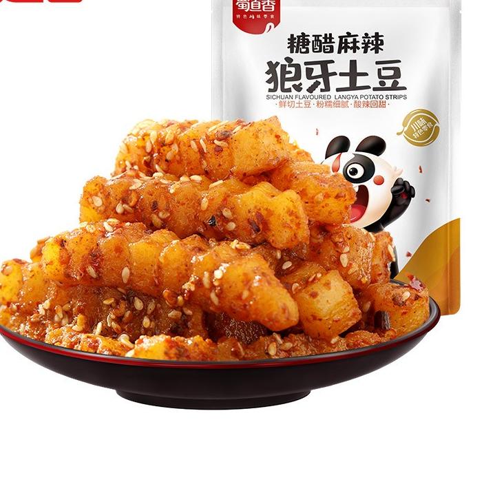 

WOW MURAH Langya potato strips/cemilan instant/kentang/糖醋麻辣 狼牙土豆/150g OD0^