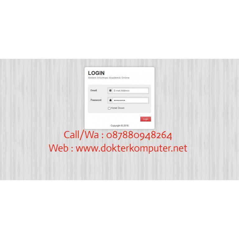 Aplikasi - Program SIAKAD Kampus - Perguruan Tinggi berbasis Web