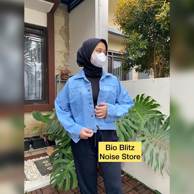 Jaket Jeans Wanita Crop Series Premium Quality