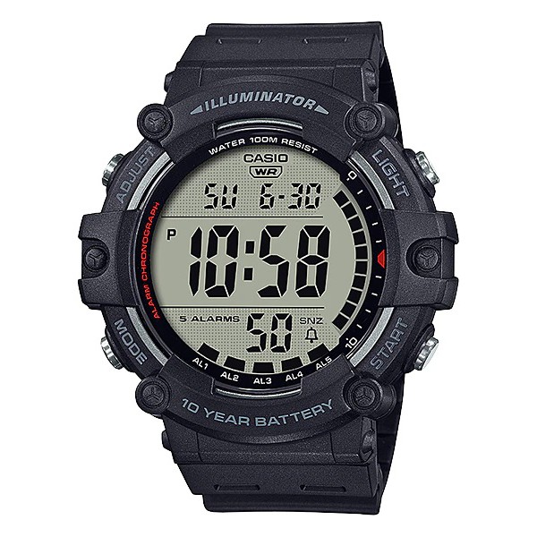 Casio Original AE-1500WH-1A Jam Tangan Pria Digital Karet Hitam