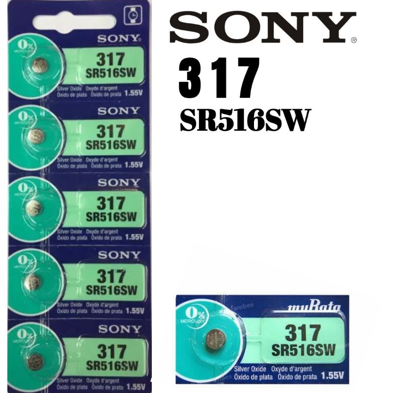 Baterai jam tangan 516/317 SONY Original