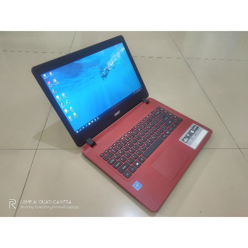 PROMO LAPTOP ACER ASPIRE 3 A314-33 INTEL CELERON N4000 RAM 4GB HDD 500GB MERAH LIKE NEW