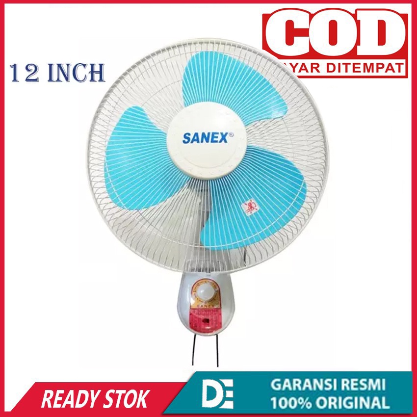 Kipas angin dinding Wall fan 12 inch sanex