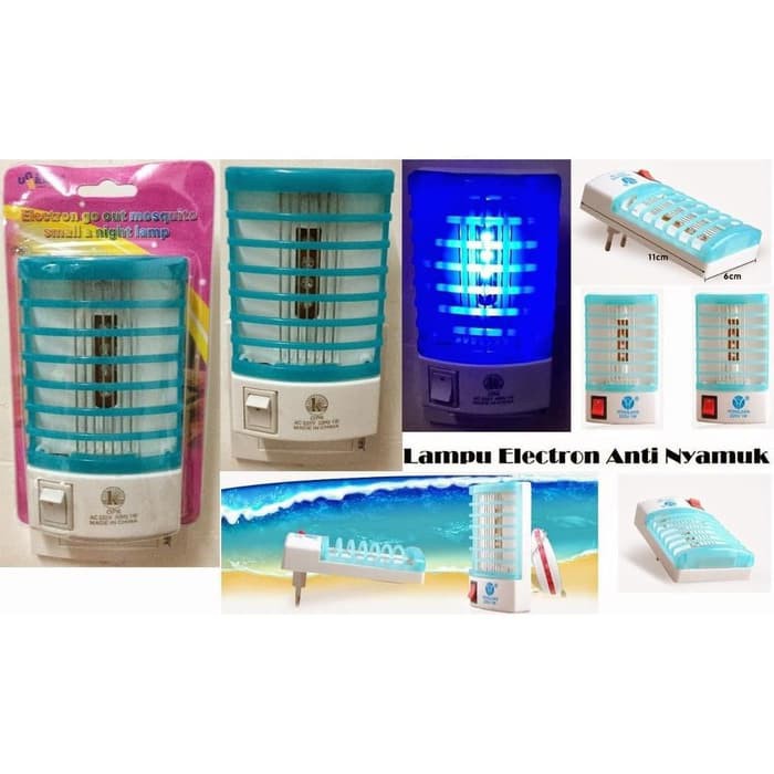 Lampu Nyamuk Led Blue Colok LIstrik / Lampu anti nyamuk / penghilang nyamuk