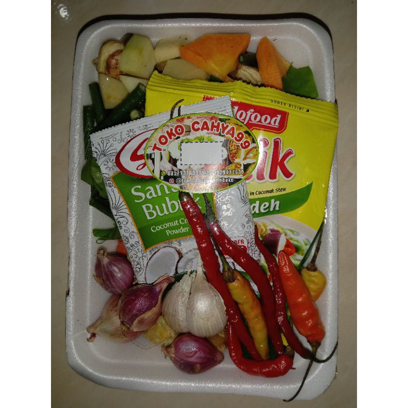 

paket sayur lodeh super hemat dan lengkap