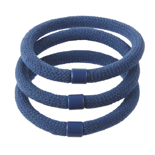 FJCO - Ikat Rambut Korea PolosTebal / Karet Rambut / Kuncir Rambut / Kunciran Rambut KM-034-denim