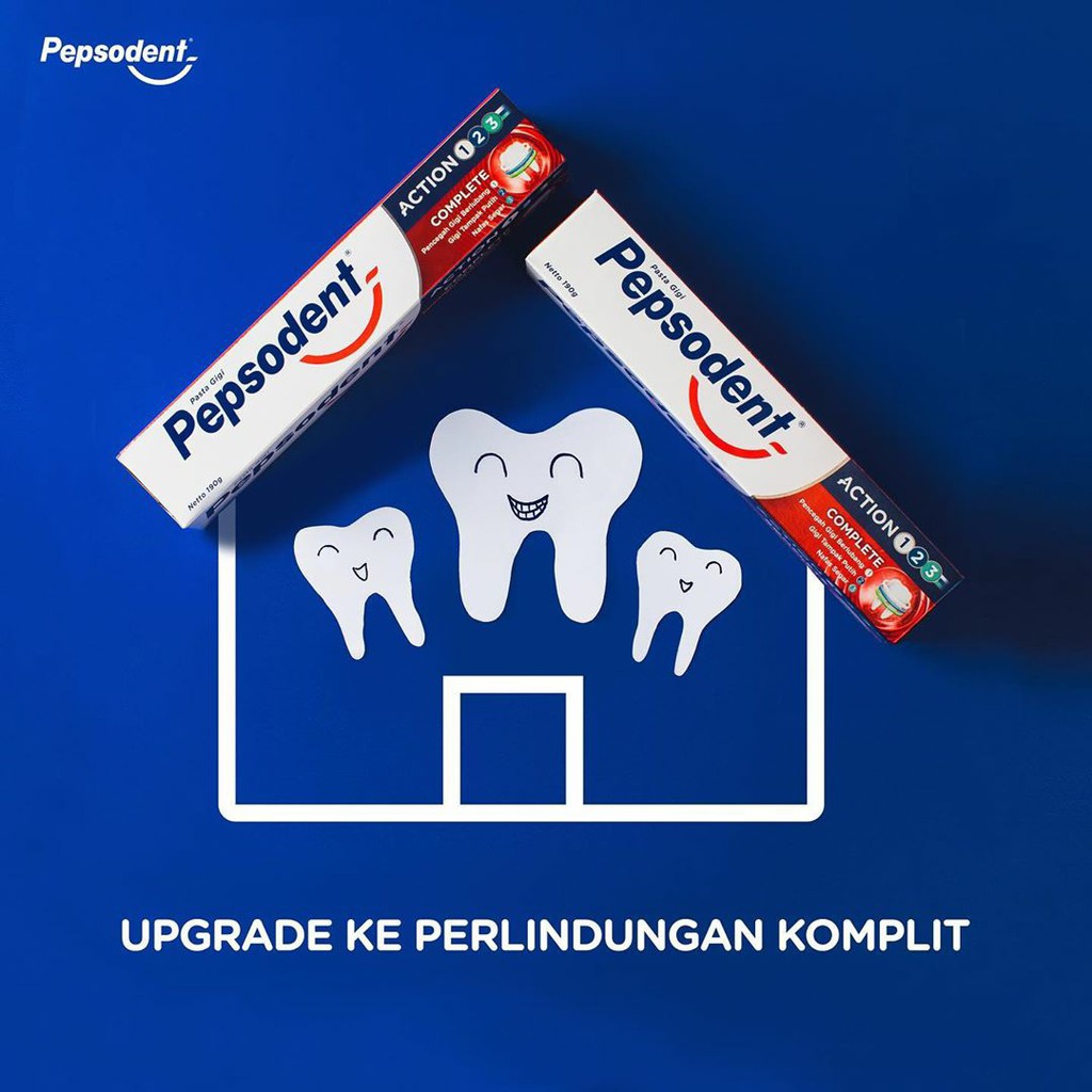 Pepsodent Action 123 Complete 190gr - Pasta Gigi