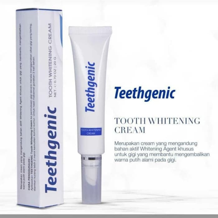 ERTOS / ERTO'S Teethgenic Tooth Whitening Cream / Cream Pemutih Gigi