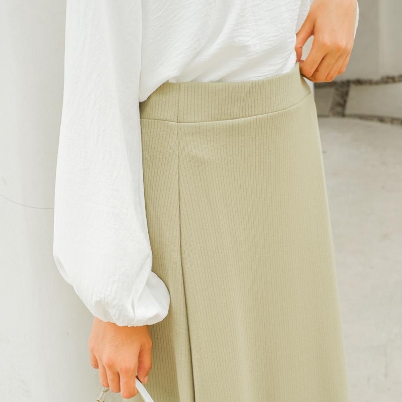 Kanza Pencil Skirt | Rok Span Rok Pensil Panjang Polos [YEPPUOUTFIT]