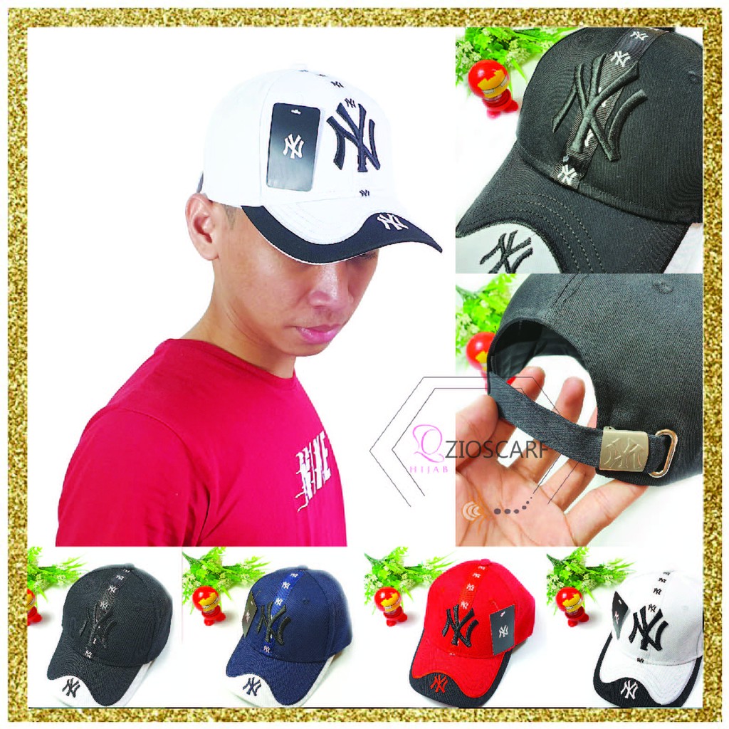 Topi Pria Baseball Newyork Fashion Outdoor Topi Fashion Pria Casual Snapback TPH import