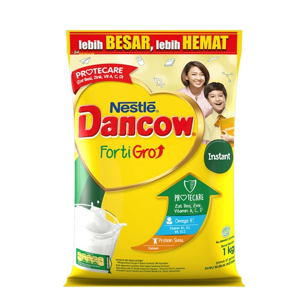 

Dancow FortiGro Instan 1kg dan Coklat 1 kg