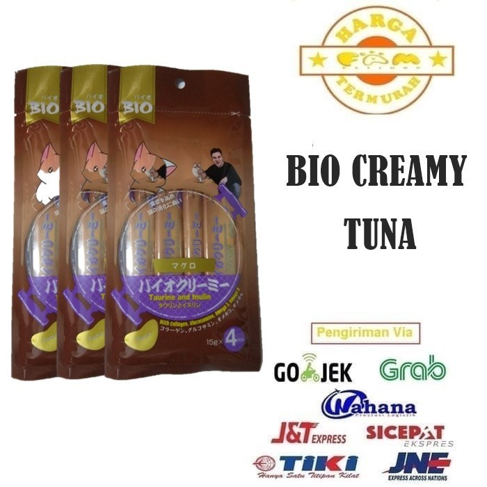 Bio Creamy Treat Snack Kucing Basah Adult &amp; Kitten