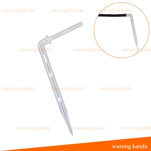 Stik Drip Bengkok - Irigasi Tetes Selang 7mm