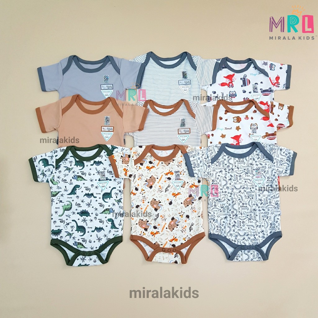 NOVA Jumper Bayi SNI - Jumper Nova Lengan Pendek Celana Segitiga