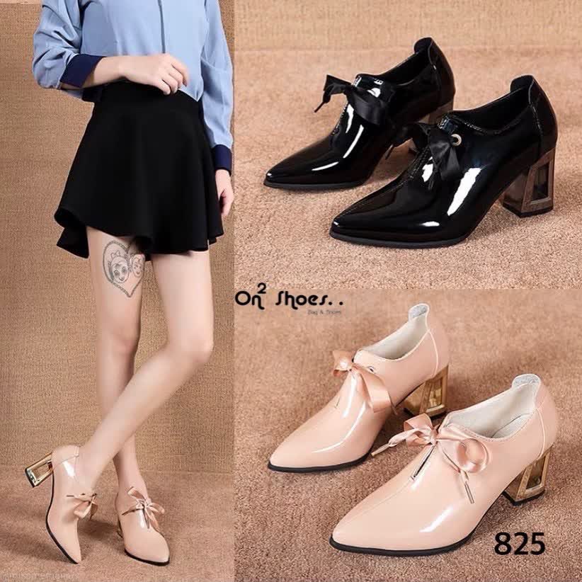 sepatu heels boots wanita sepatu wanita pita gaya korea