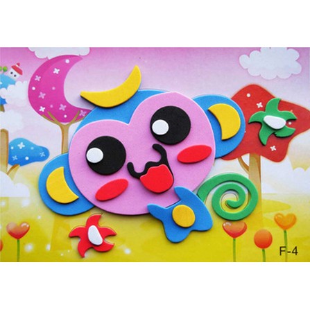 

Sticker 3D EVA Prakarya Tempel Anak Ukuran Kecil EK035