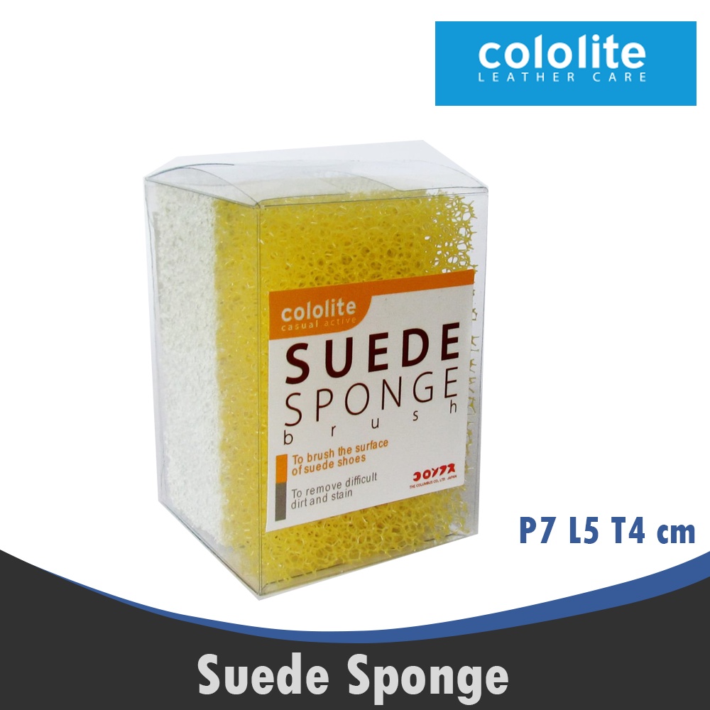 Ktmstore Cololite Suede Sponge Brush Pembersih Sikat Suede Nubuck Cololite 0005