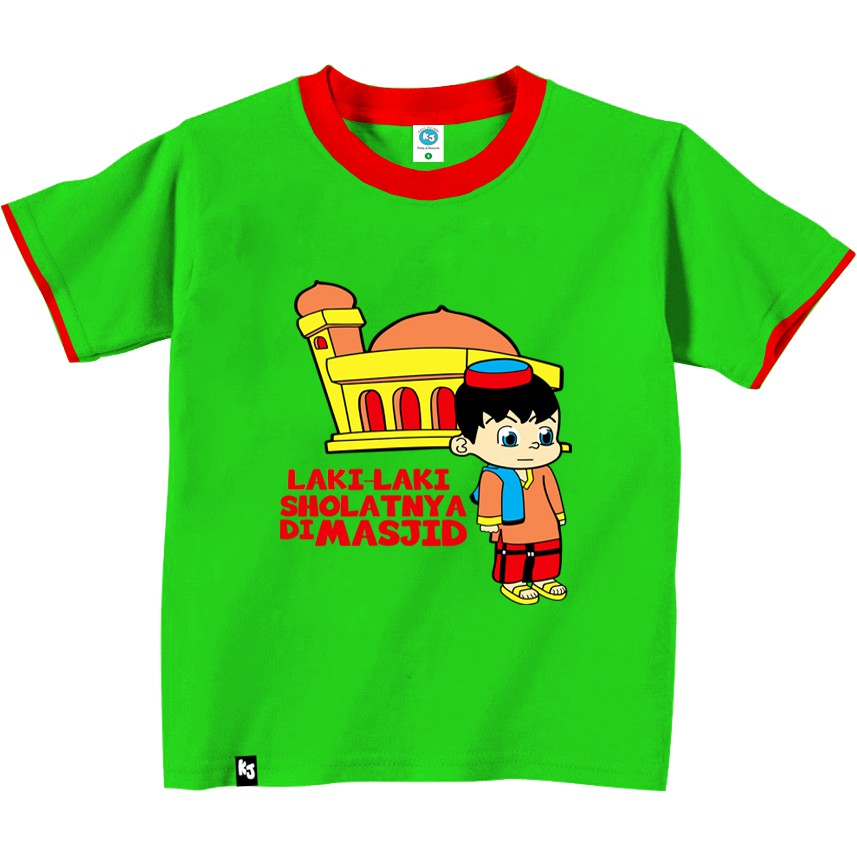  Kaos  Anak Muslim Branded  Murah Bahan  Katun Combed 24S umur 